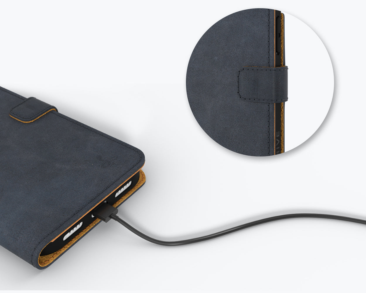 Apple iPhone 14 Pro - Vintage Leather Wallet Phone Case