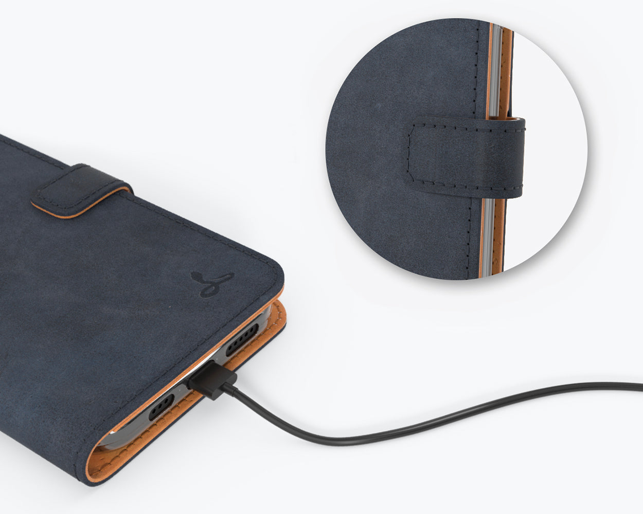 Vintage Leather Wallet - Apple iPhone 12 Mini