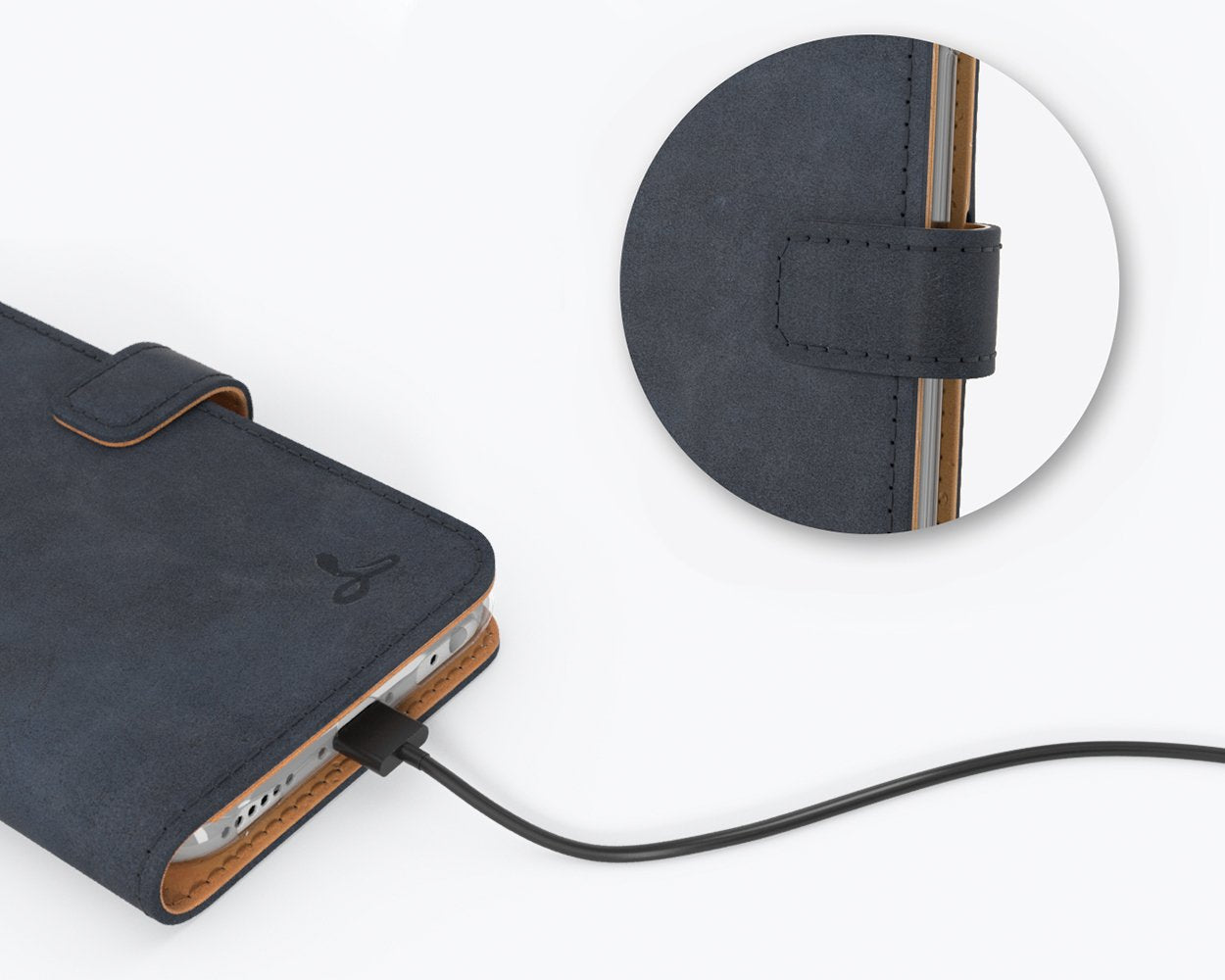Apple iPhone 6/6S - Vintage Leather Wallet Phone Case