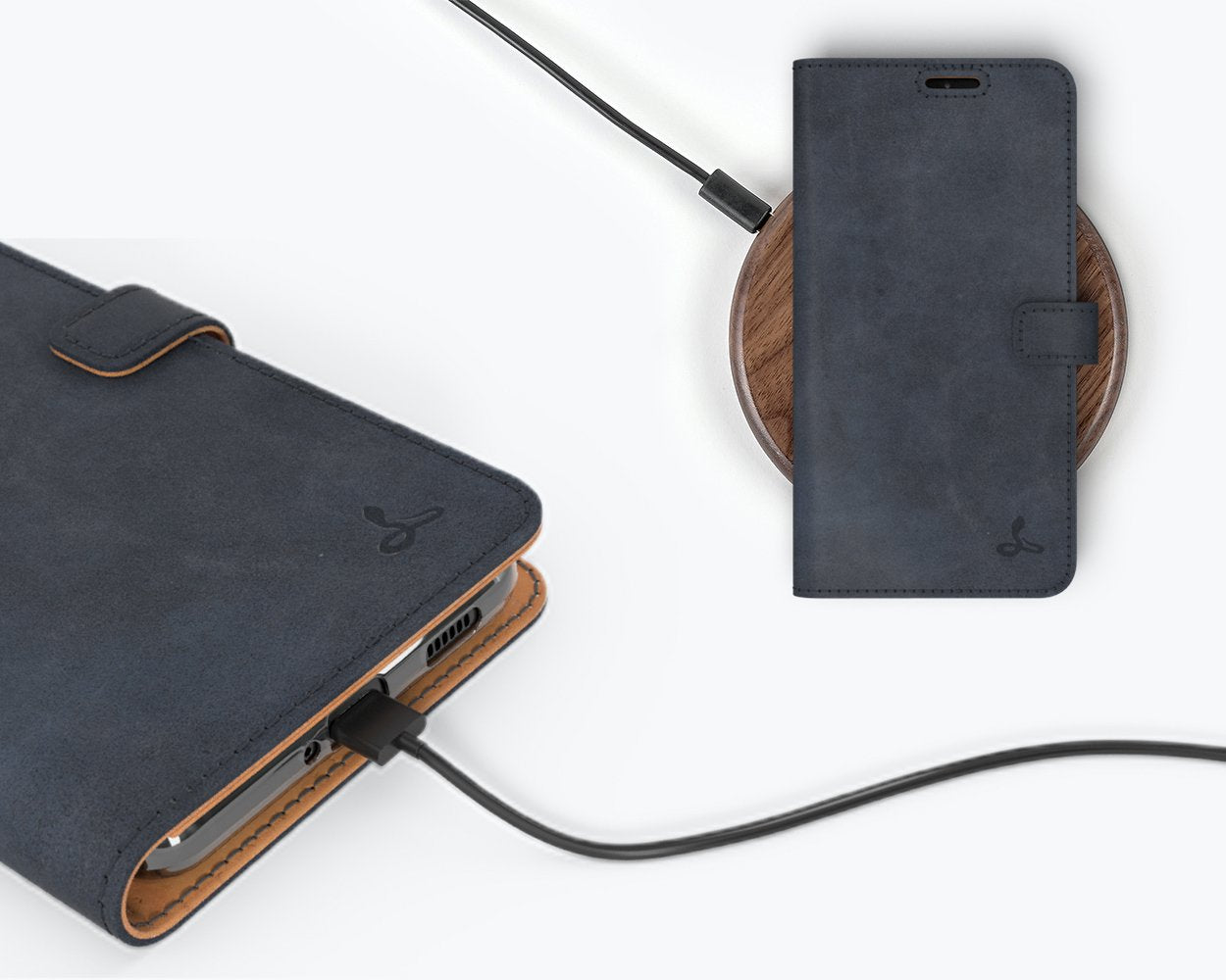 Samsung Galaxy S21 Ultra - Vintage Leather Wallet Phone Case