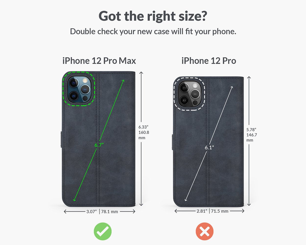 Apple iPhone 12 Pro Max - Vintage Leather Wallet Phone Case