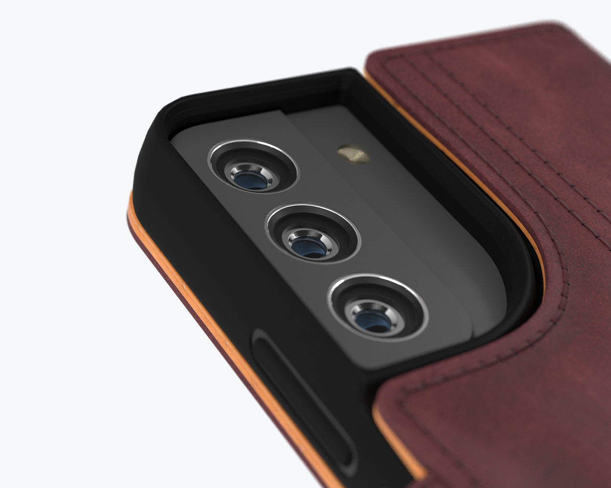 Samsung Galaxy S22 - Vintage Leather Wallet Phone Case