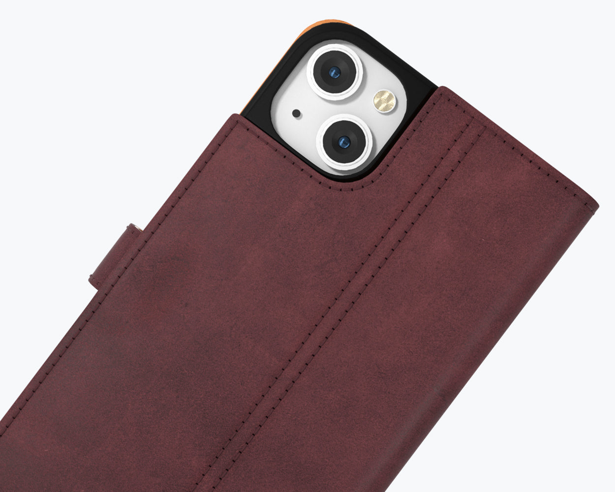 Apple iPhone 14 Plus - Vintage Leather Wallet Phone Case