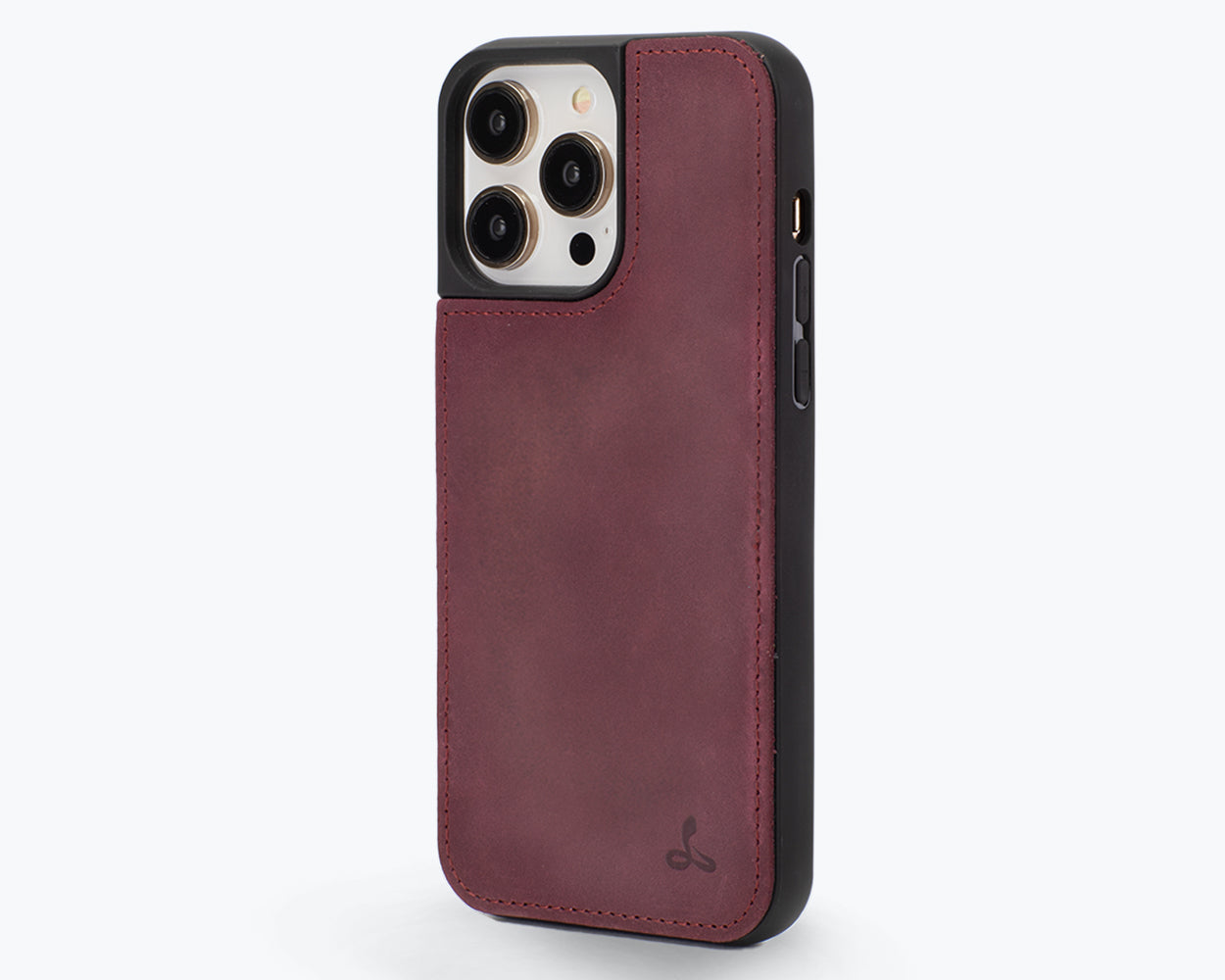Vintage Leather Back Case - Apple iPhone 14 Pro Max