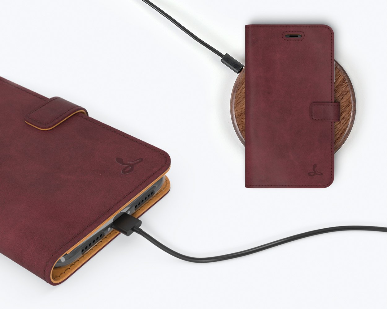 Vintage Leather Wallet - Apple iPhone 11