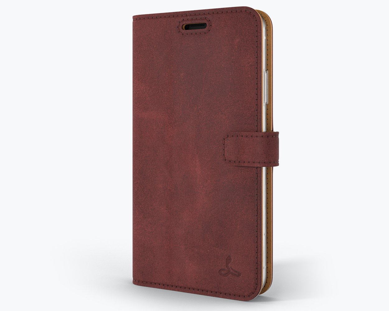 Apple iPhone XR - Vintage Leather Wallet Phone Case