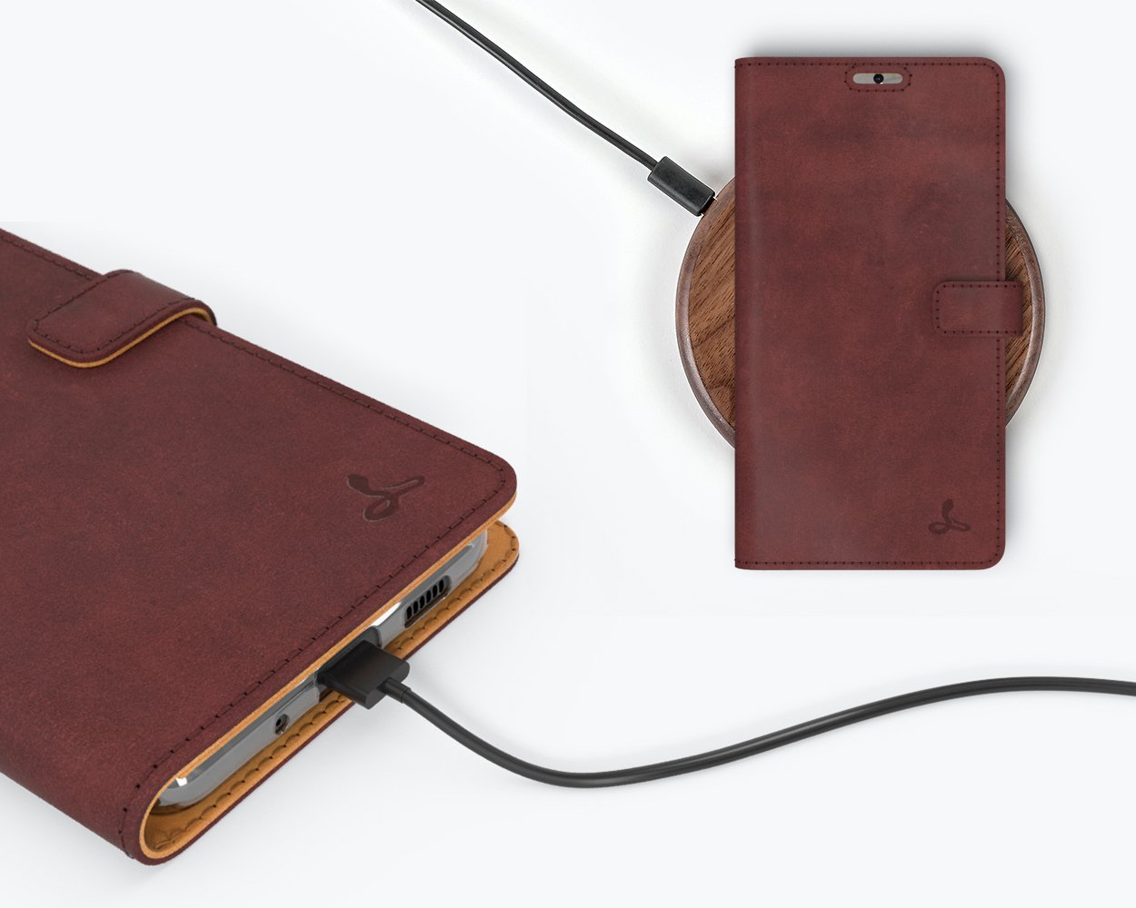 Vintage Leather Wallet - Samsung Galaxy S20 Plus