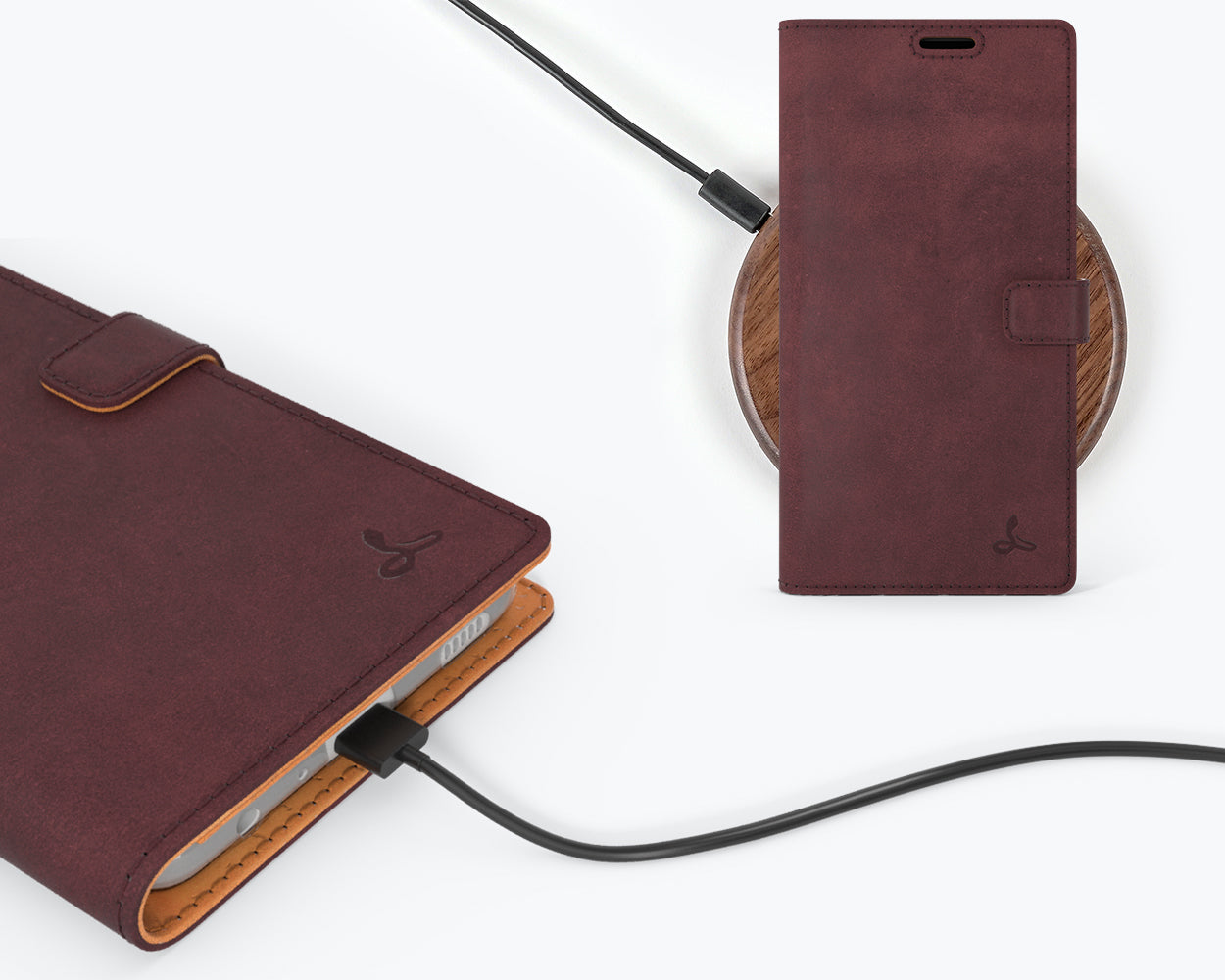 Samsung Galaxy A52/A52S - Vintage Leather Wallet Phone Case