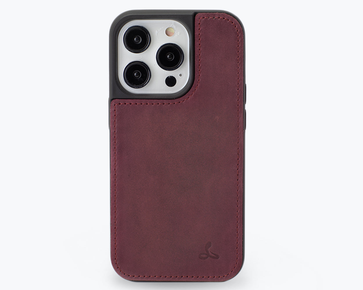 Vintage Leather Back Case - Apple iPhone 14 Pro