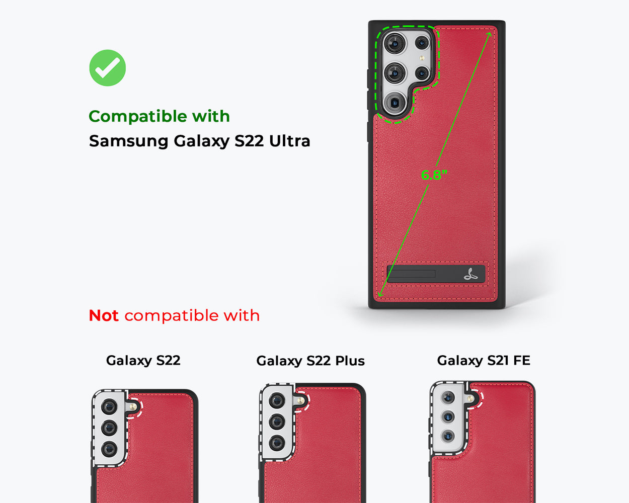 Samsung Galaxy S22 Ultra - Metro Leather Phone Case