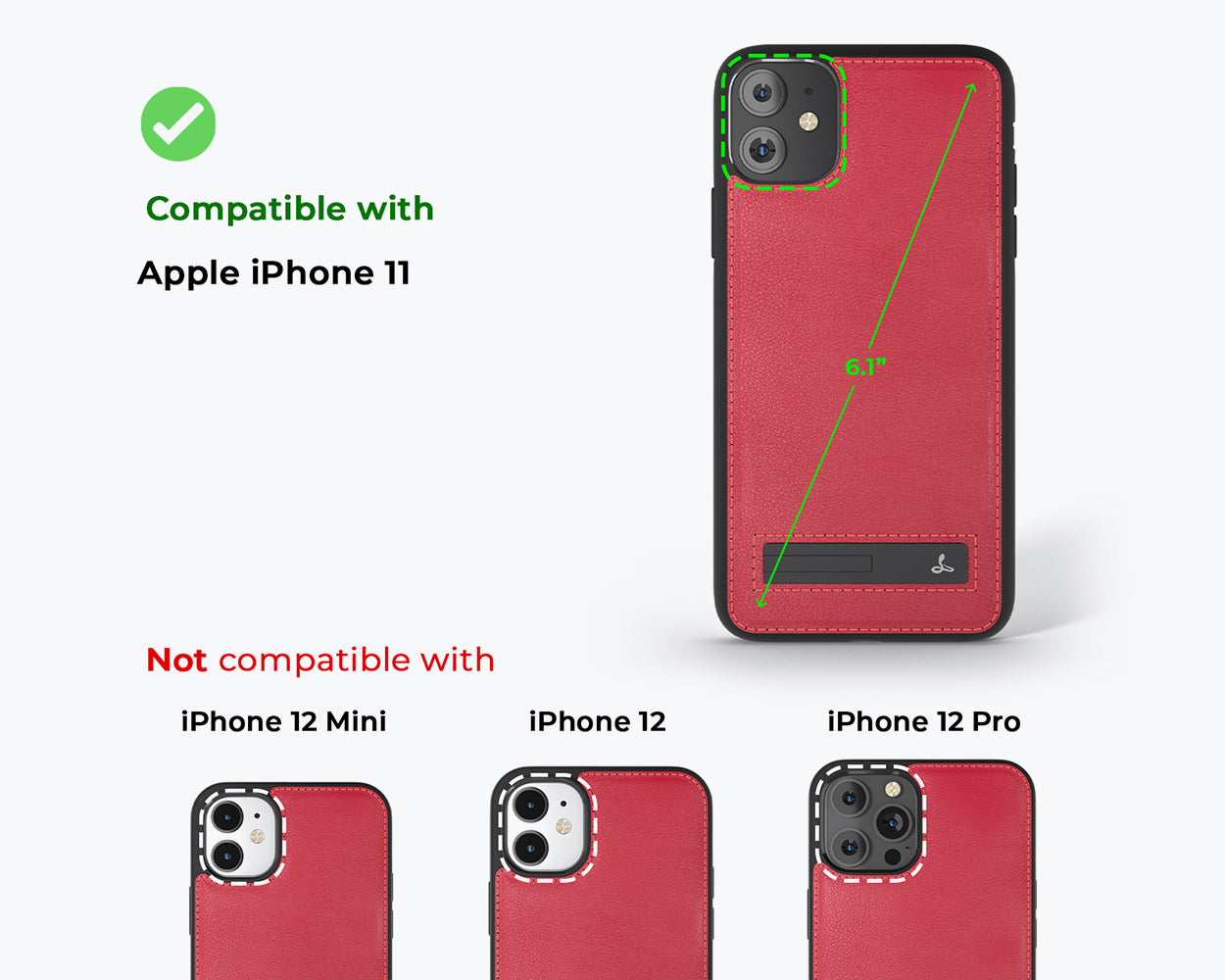 Apple iPhone 11 / iPhone XR - Metro Leather Phone Case