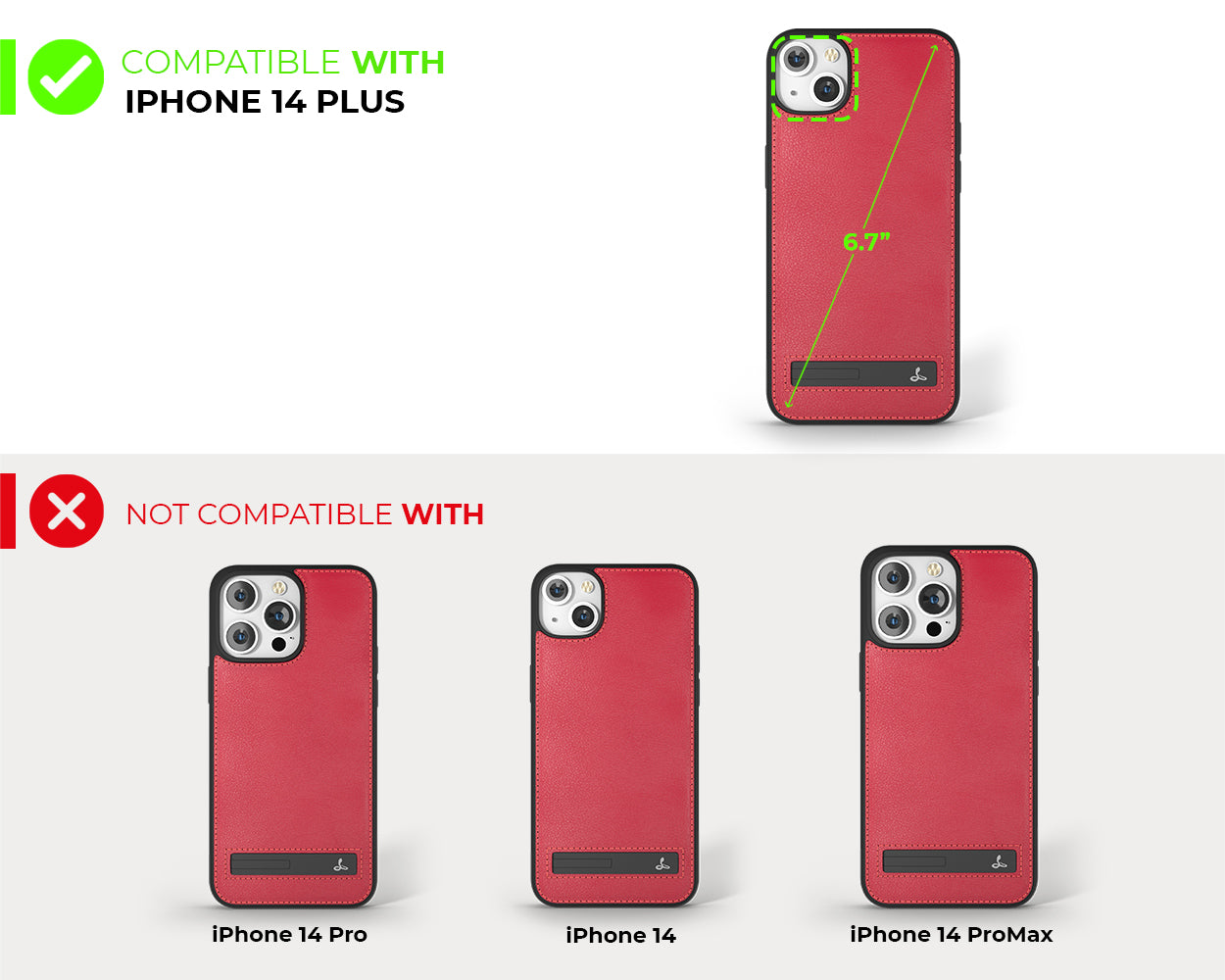Apple iPhone 14 Plus - Metro Leather Phone Case