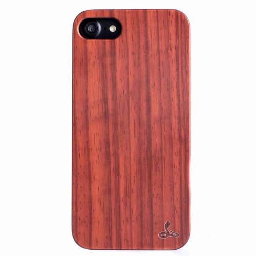 Rosewood Wood Back Case - Apple iPhone 8 - Snakehive