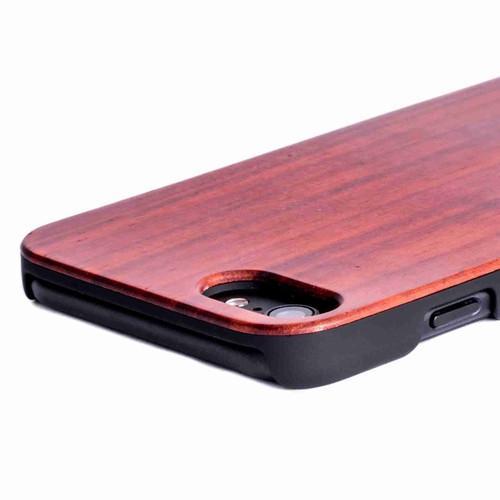 Rosewood Wood Back Case - Apple iPhone 7 - Snakehive