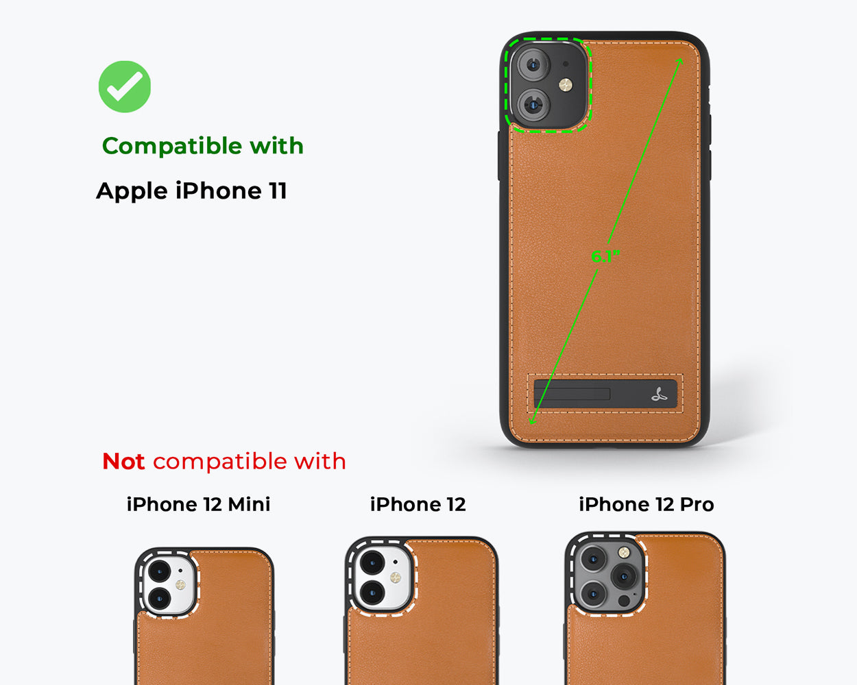 Apple iPhone 11 / iPhone XR - Metro Leather Phone Case