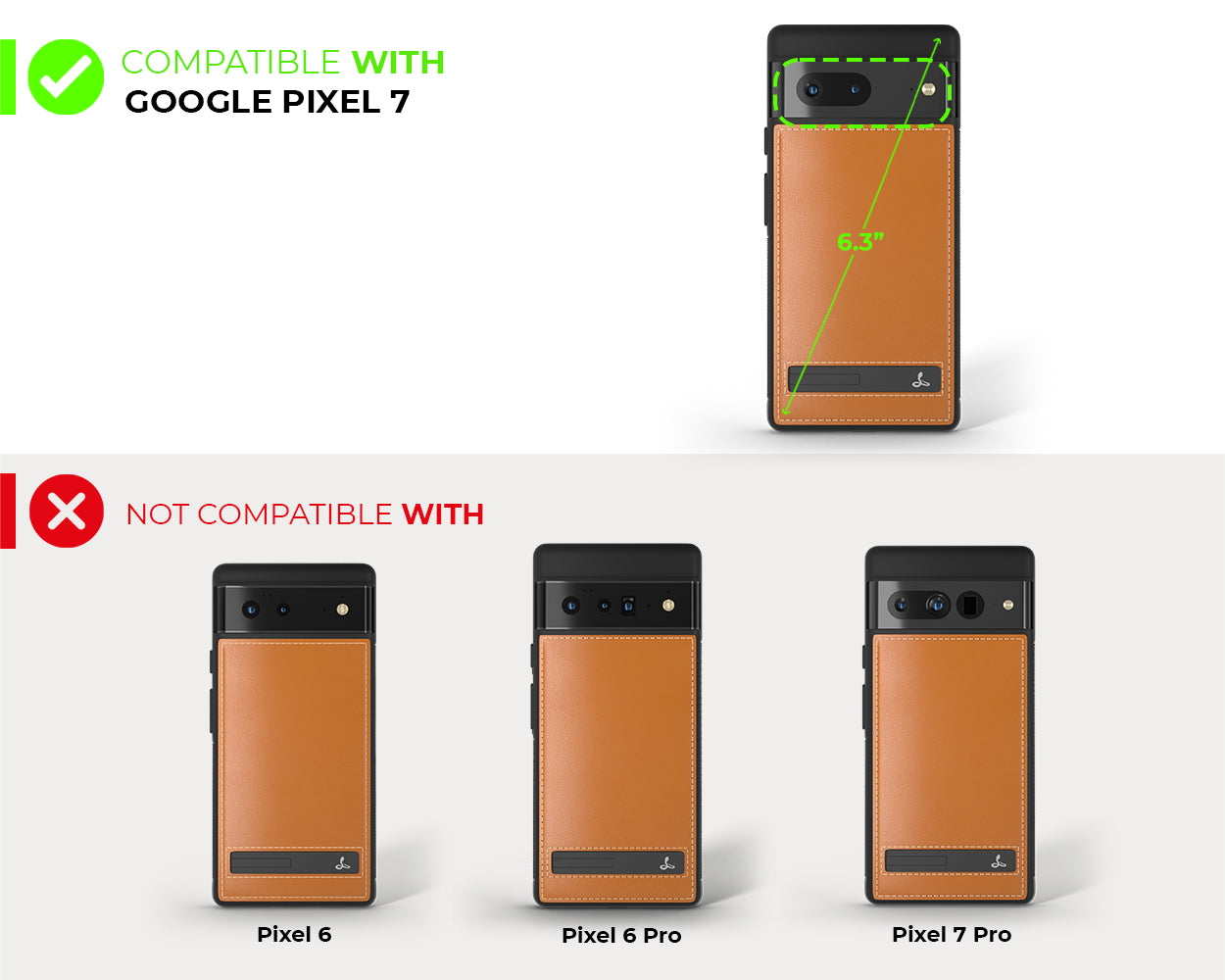 Metro Leather Case - Google Pixel 7