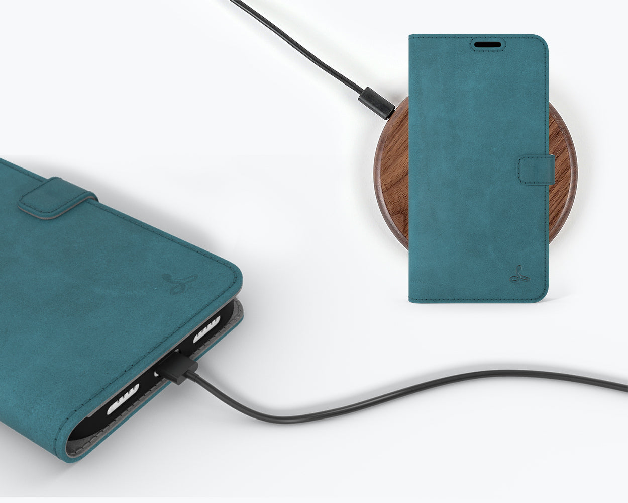Apple iPhone 14 Pro Max - Vintage Leather Wallet Phone Case