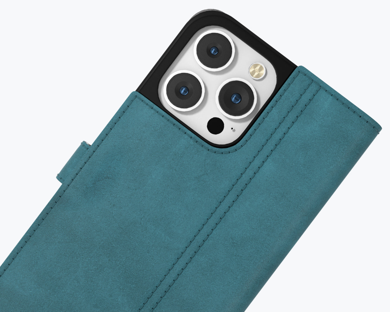 Apple iPhone 14 Pro Max - Vintage Leather Wallet Phone Case