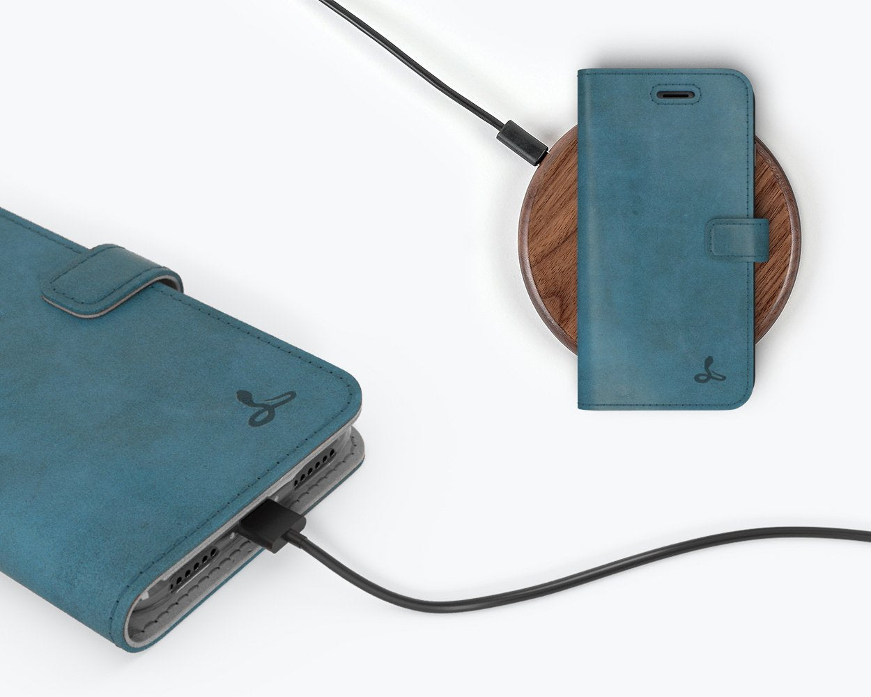 Apple iPhone 7 - Vintage Leather Wallet Phone Case