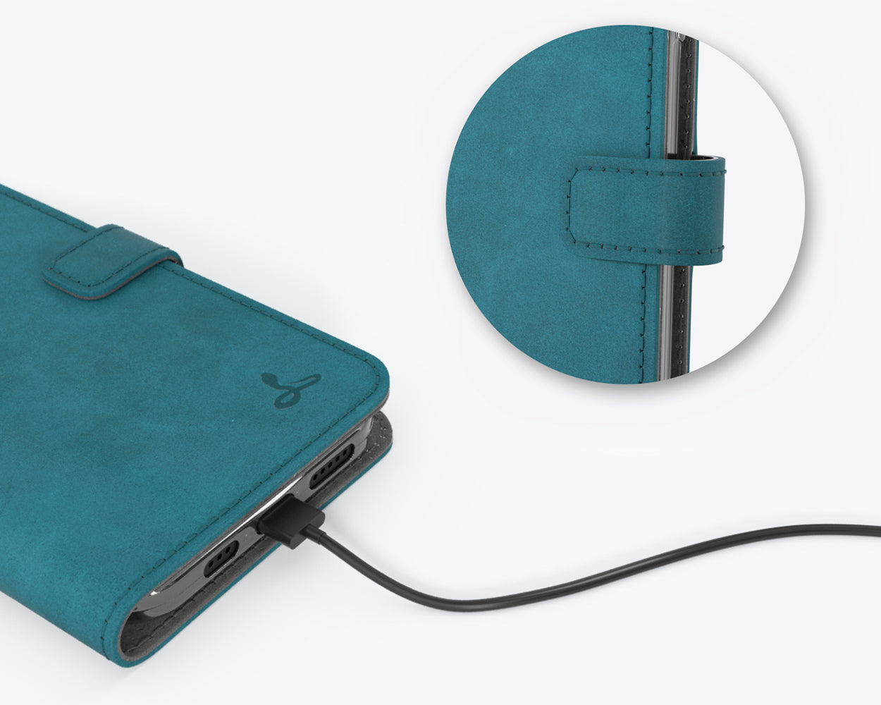 Apple iPhone 12 Pro Max - Vintage Leather Wallet Phone Case