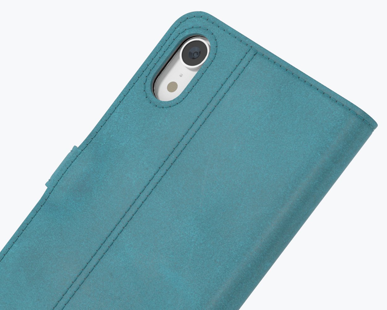 Apple iPhone XR - Vintage Leather Wallet Phone Case
