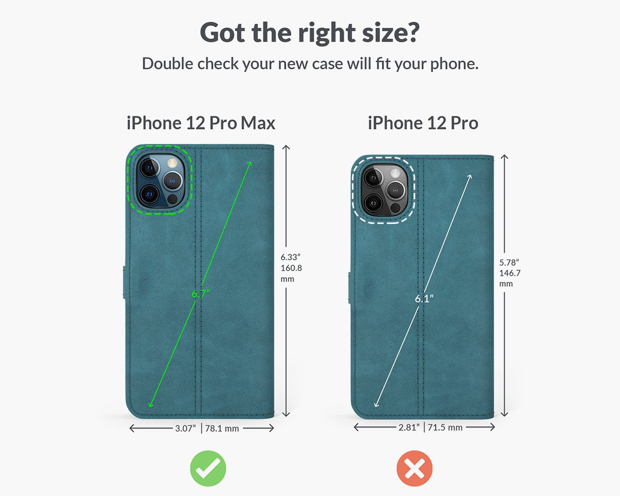 Apple iPhone 12 Pro Max - Vintage Leather Wallet Phone Case