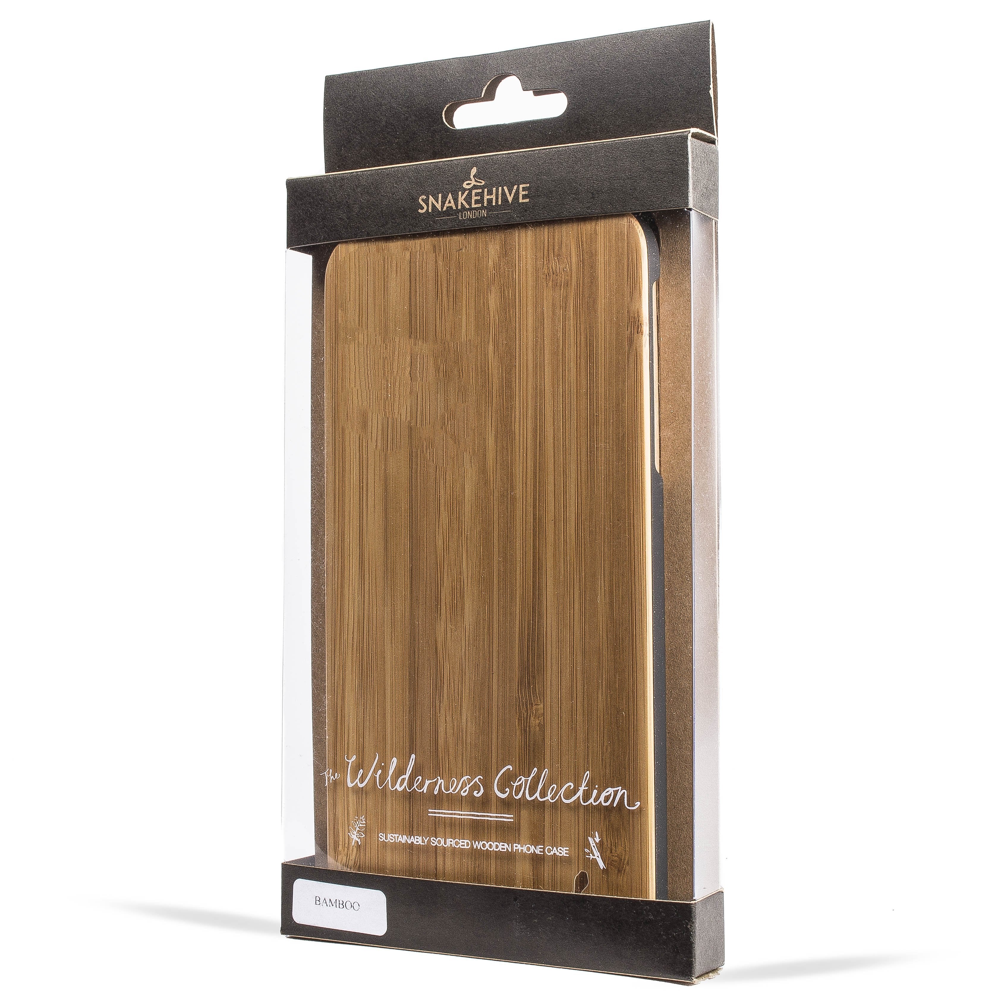 Bamboo Wood Back Case - Apple iPhone 8 - Snakehive