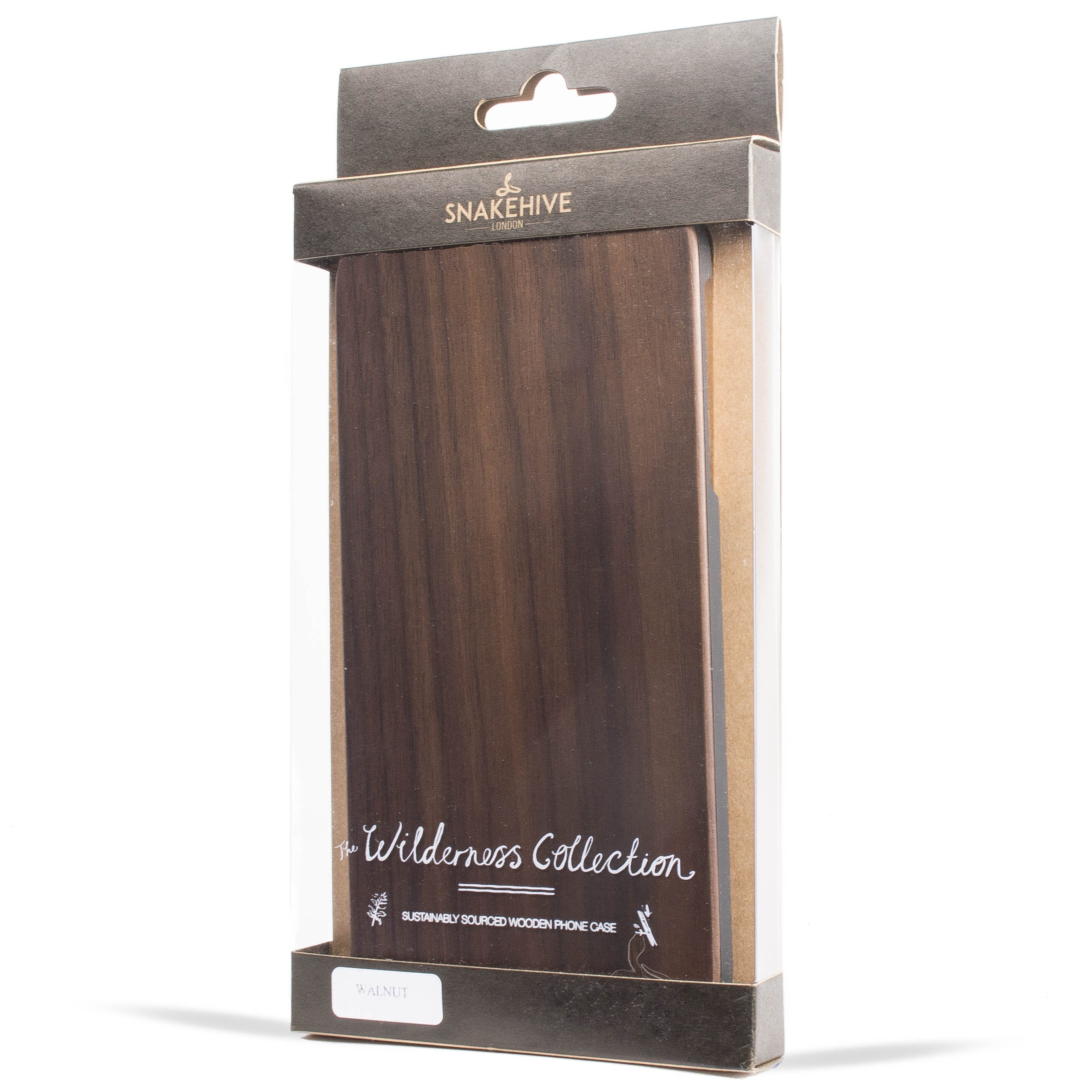 Walnut Wood Back Case - Apple iPhone 7 - Snakehive
