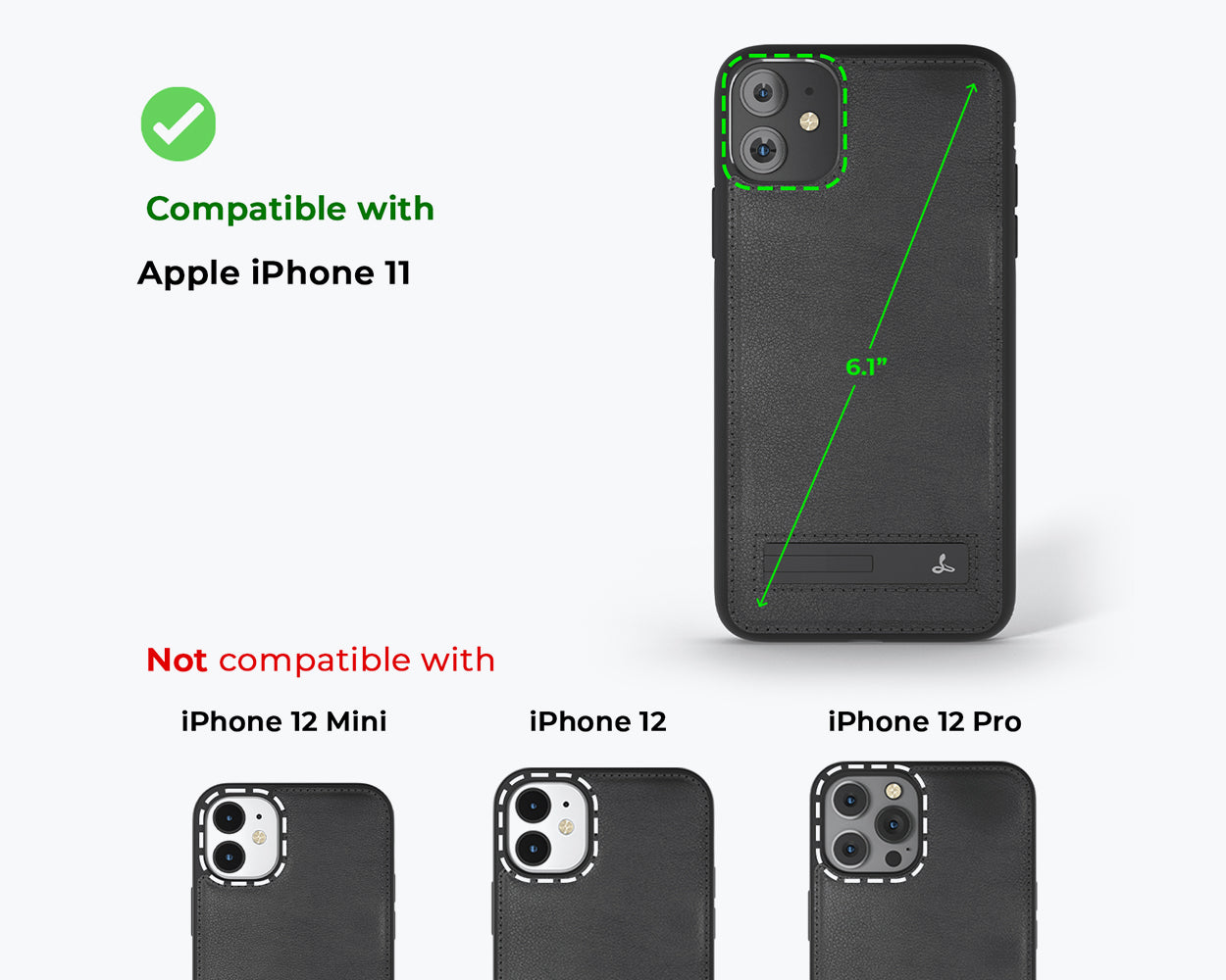 Apple iPhone 11 / iPhone XR - Metro Leather Phone Case