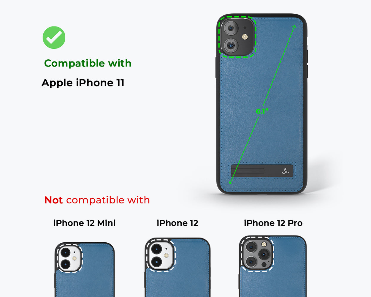 Apple iPhone 11 / iPhone XR - Metro Leather Phone Case