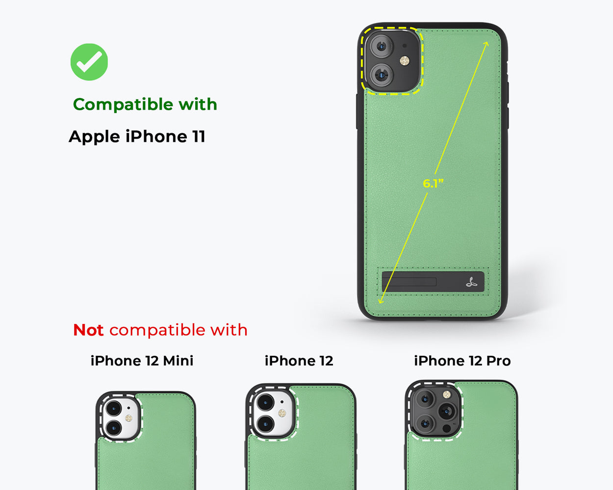 Apple iPhone 11 / iPhone XR - Metro Leather Phone Case