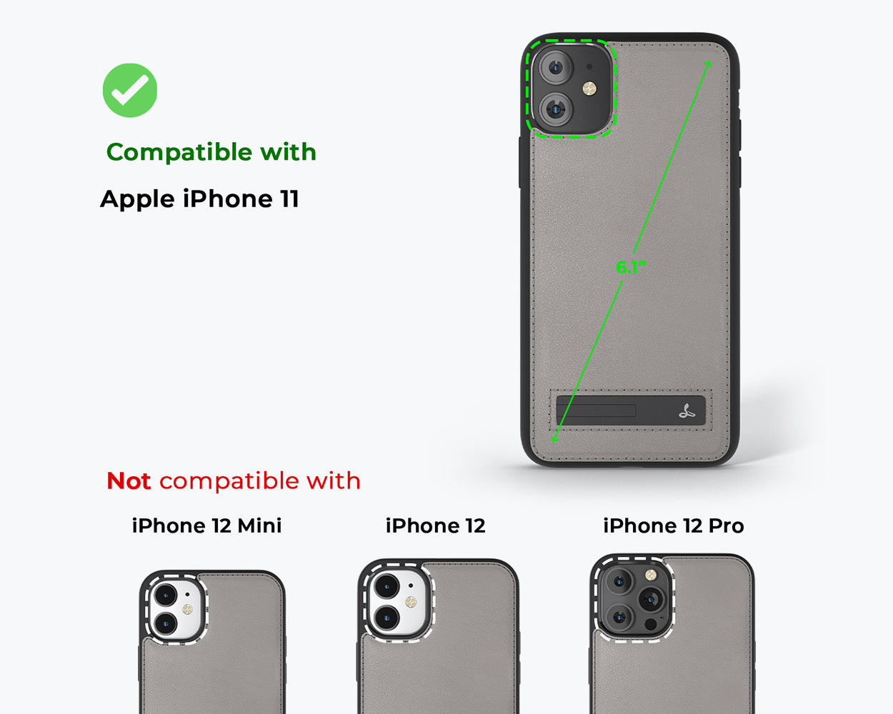 Apple iPhone 11 / iPhone XR - Metro Leather Phone Case