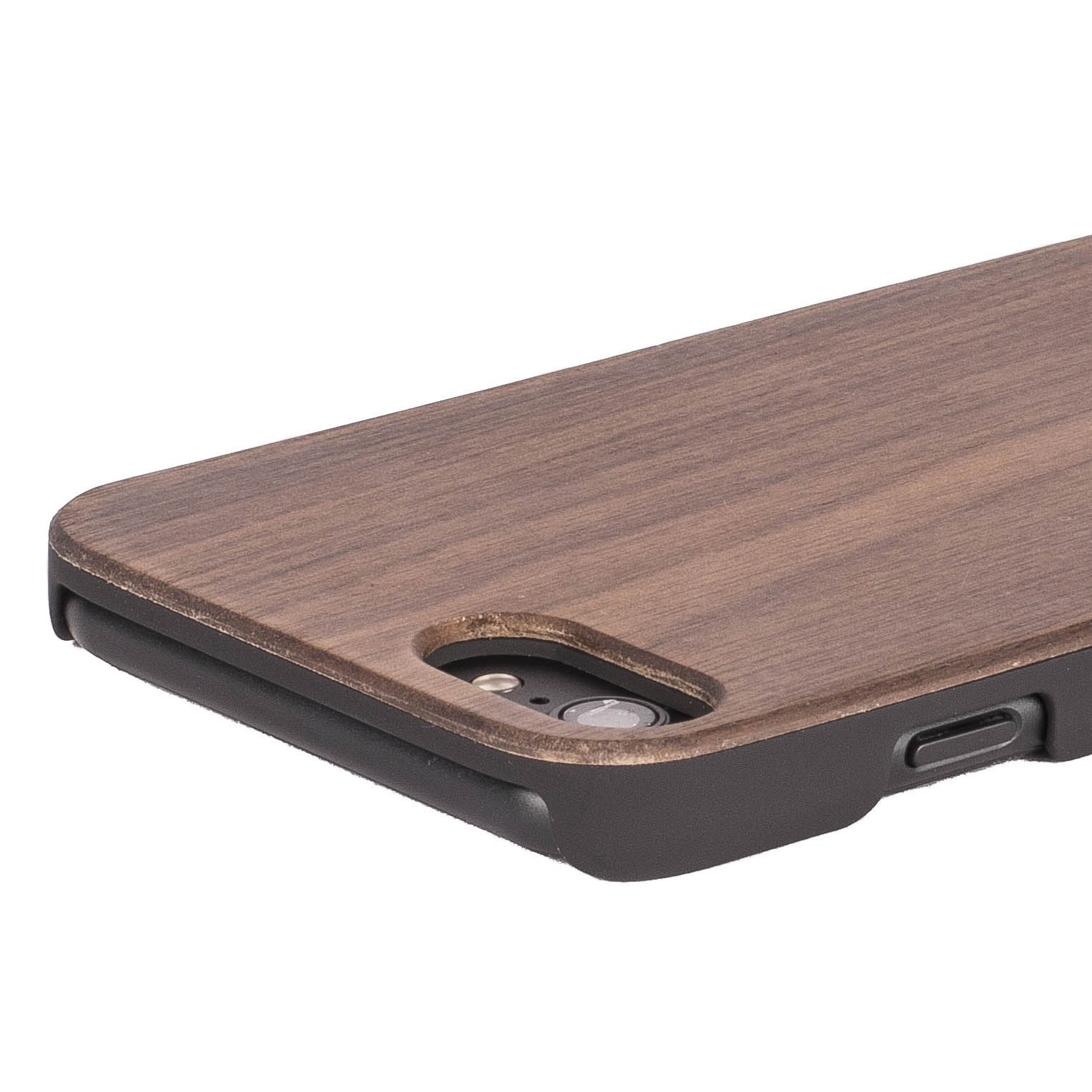 Walnut Wood Back Case - Apple iPhone 7 - Snakehive